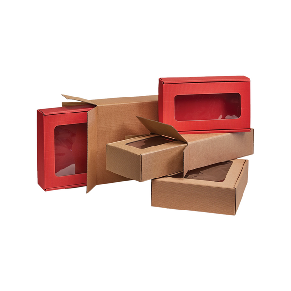 Textured Rib Red Boxes