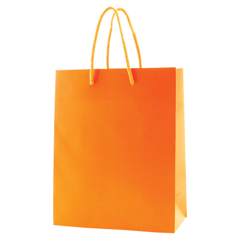 Matte Rope Handle Bags - Orange