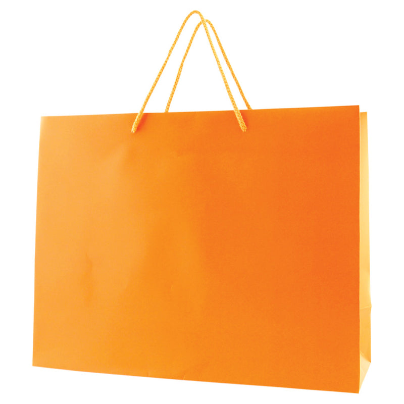 Matte Rope Handle Bags - Orange